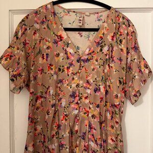 Anthropologie Dolan Left Coast Floral Blouse in size small